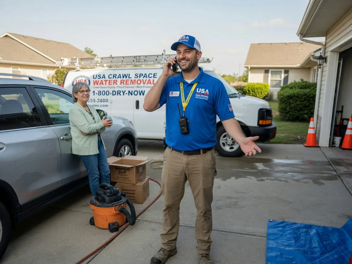 Crawl Space Water Removal Beggs, OK FAQs